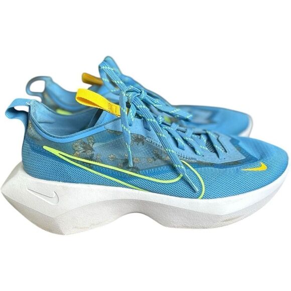 Nike Vista Light Floral Running Shoe Women's Size 9.5 Blue Yellow Daisy - Picture 2 of 9